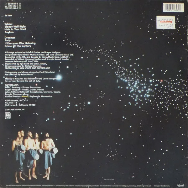 Supertramp, Crimen Del Siglo - LP
