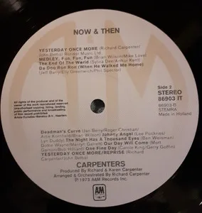 Carpenters, Now And Then - LP: imagen 6