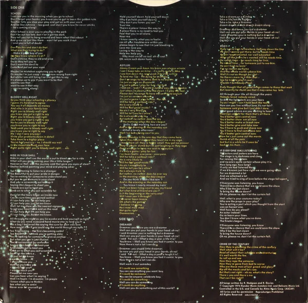 Supertramp, Crime Of The Century - LP