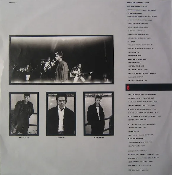 Bryan Adams, Into The Fire - LP