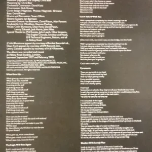 The Alan Parsons Project, Pyramid - LP: imagen 6