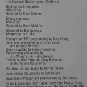 Supertramp, Brother Where You Bound - LP: imagen 8
