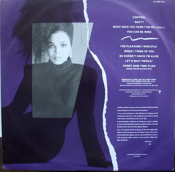 Janet Jackson, Control - LP