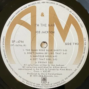 Joe Jackson, I'M The Man - LP: imagen 4