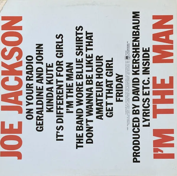 Joe Jackson, I'M The Man - LP