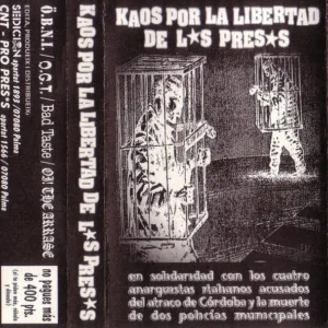 Bad Taste, O.G.T., Ö.B.N.I., Oi! The Arrase, Kaos Por La Libertad De Los Presos - Cassette