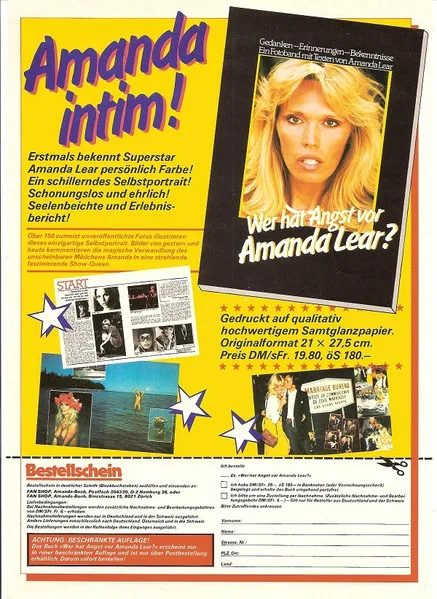 Amanda Lear, Sweet Revenge Incl. Poster - LP