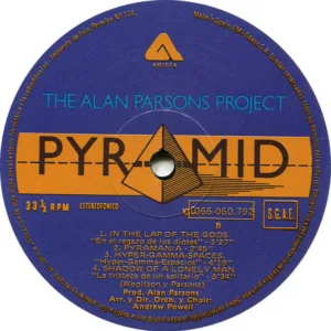 The Alan Parsons Project, Pyramid - LP: imagen 4