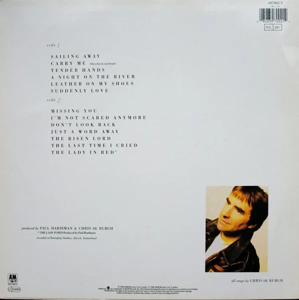 Chris De Burgh, Flying Colours - LP