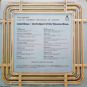 Herb Alpert & The Tijuana Brass, Solid Brass - LP: imagen 2