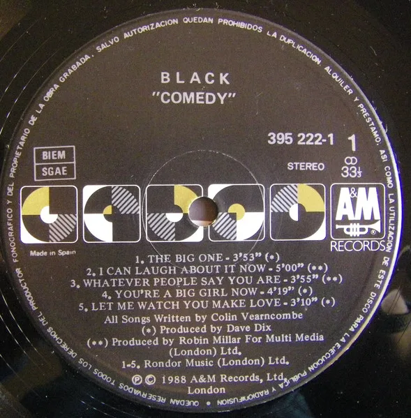Black, Comedy - LP Album Stereo