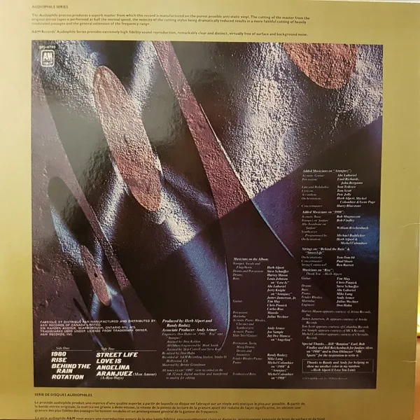 Herb Alpert, Rise - LP
