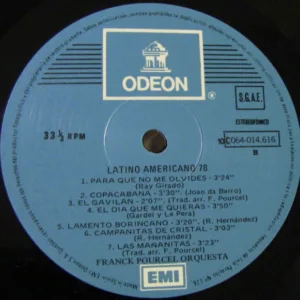 Franck Pourcel Et Son Grand Orchestre, Latino Americano - LP: imagen 4