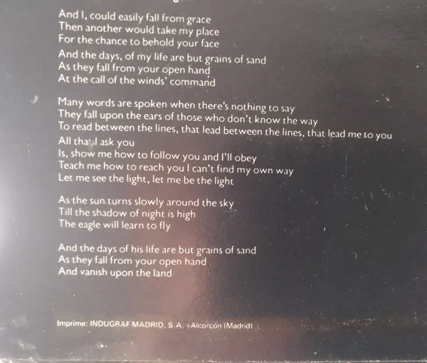 The Alan Parsons Project, Pyramid - LP